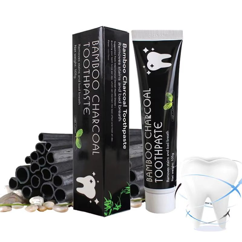 Bamboo Charcoal Toothpaste Whitening Teeth Activated Carbon Removing Yellow Teeth Cleaning Tooth Stain Oral Fresh Tooth Care