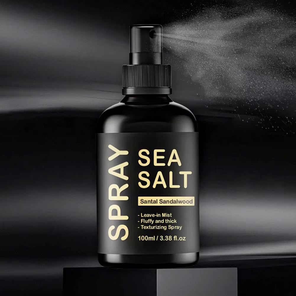 Sea Salt Spray for Hair Men 100ML Hair Styling Spray Improving Volumizing Texturing Natural Sea Salt Nourishing Hair Fixing Care