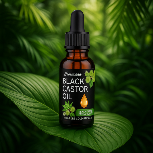Black Castor Oil Healthy Organic Castor Oil Improves Hair Line Toughness Nourishes the Body Skin Hair Massage Moisturizing 60Ml